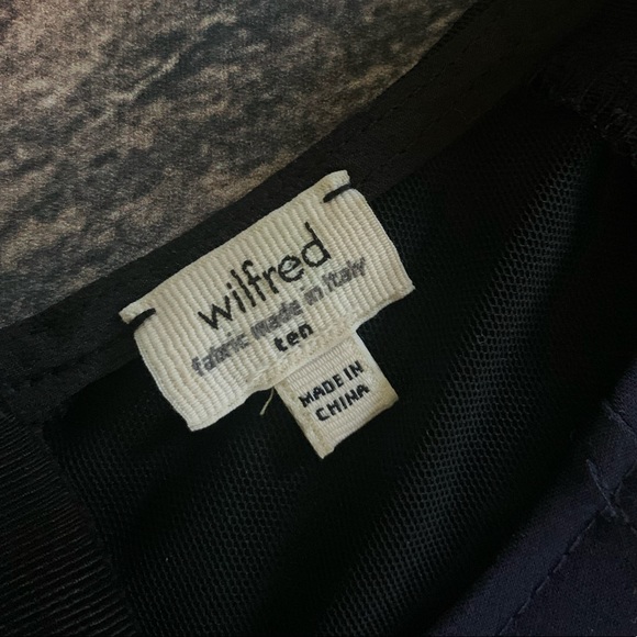Aritzia Wilfred Black and Navy Blue Dress - Picture 3 of 12